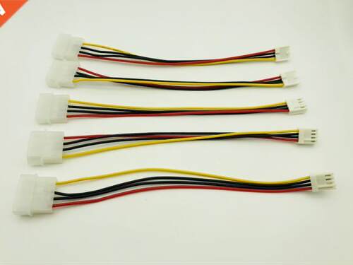 5PCS 4Pin Molex IDE Male to 4P ATA Female Power Cable Supply
