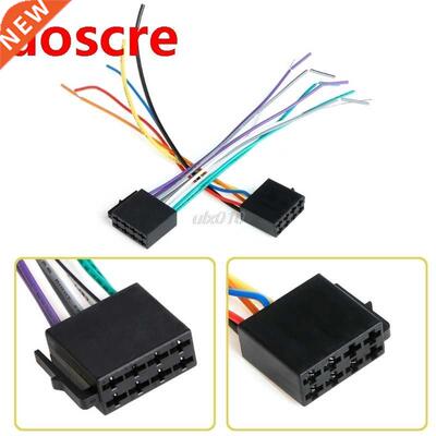 Unversal 12cm Female SO Wrng Harness Car Rado Adaptor C