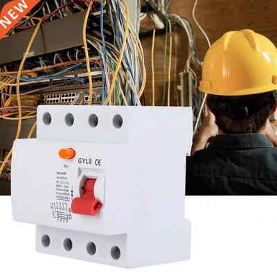 Residual Current Circuit Breaker 4P 400V AC 50/60Hz 25A 40A