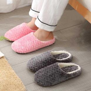 Women Indoor Slippers Warm Plush Home Slipper Autumn Winter
