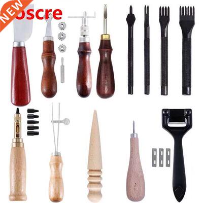 Professional Leather Craft Tools Kit Stitching Carving Work