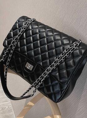 High quality rhombic chain bag women	s bagnew ndy fashion