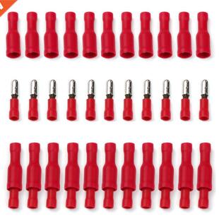 100PCS/Set Insulated Cold Pressing Connector Female/Male Bul