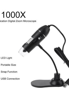 USB Digital Microscope 8 LED 1000X Electronic Endoscope Zoom