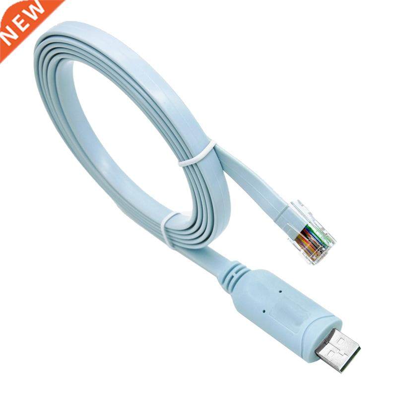 USB RJ45 Console Cable 6ft FTDI Windows 8, 7, Vista, MAC, Li