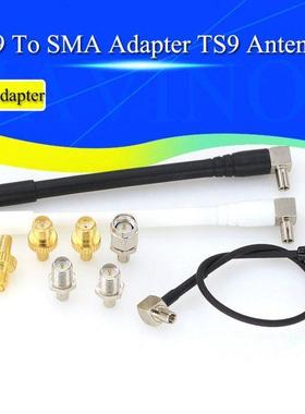 1Pcs RF Coaxial Adapter SMA Female Jack To TS9 Male Plug Sil