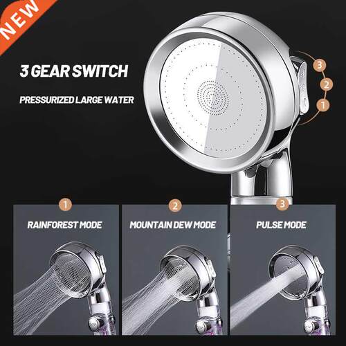 Zhang J New Hgh Pressure 3-functon Turbo Handle SPA Showe