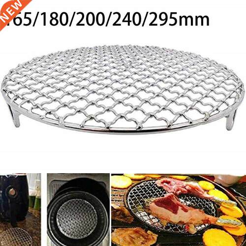 Round Barbecue BBQ Grill Net Meshes Racks Grid Round Grate S