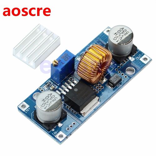 DC 4V-38V to 1.25V-36V 5A Step Down Power Supply Buck Module