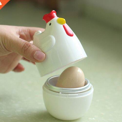 Home Chicken Shaped Microwave One Egg Boiler Cooker Kitchen