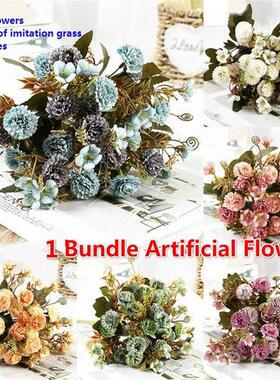 Artfcal Flowers Slk Weddng Holdng Bouquet  New Year