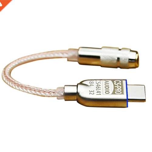 Type-C to 3.5mm HiFi Digital Headphone Amplifier Cs46L41 Chi