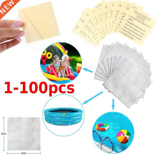 1-100pcs Transparent Inflatable Toy Repair Patches Swimming