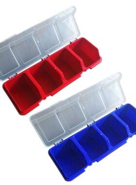 Plastic Tools Storage Box with Cover Parts Screw Toolbox Cas