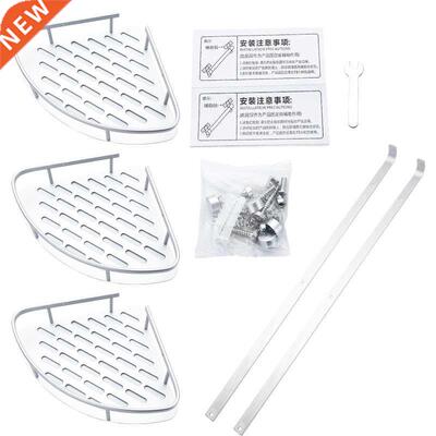 Space Aluminum Bathroom Shelf No Punching Shower Caddy Sheve