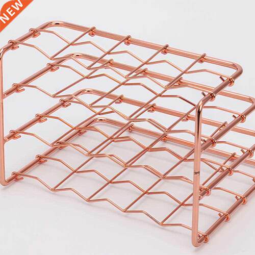Grid Wrought Iron Desktop Storage Rack Bookshelf Magazine Fi