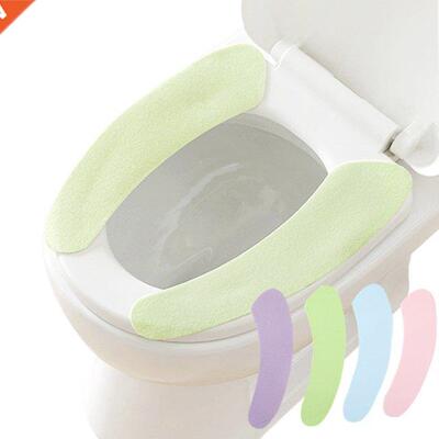1 Pair=2 pcs Universal Warmth Soft Washable Toilet Seat Cove