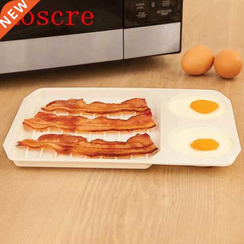 1 Pcs Kitchen Microwave Bacon Cooker Bacon Maker Microwave E