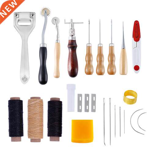 Sewing Craft & Leather Tools Set 25Pcs Leather Craft DIY