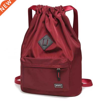 Drawstring Bag Travel Backpack women	s waterproof nylon b