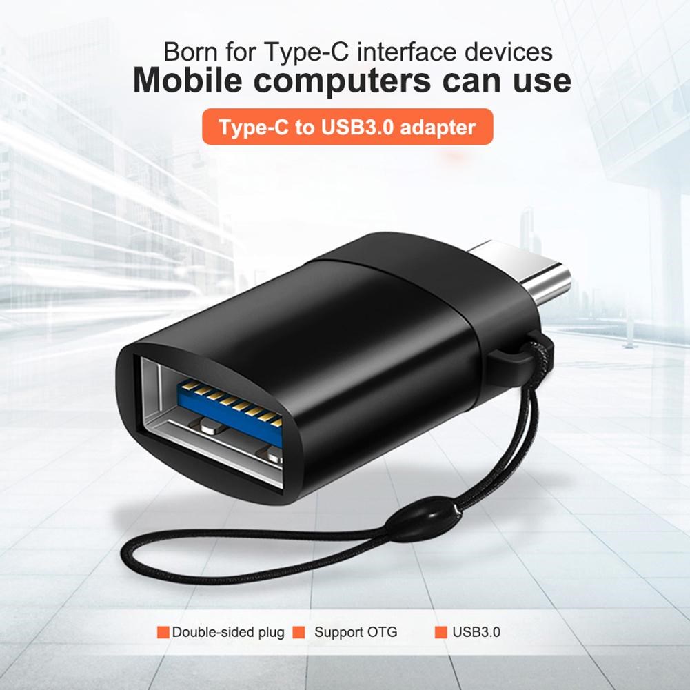 Portable High Speed USB 3.0 Type C Male to Female OTG Adapt