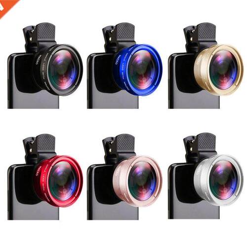 2 in 1 Lens Universal Clip 37mm Mobile Phone Lens Profession