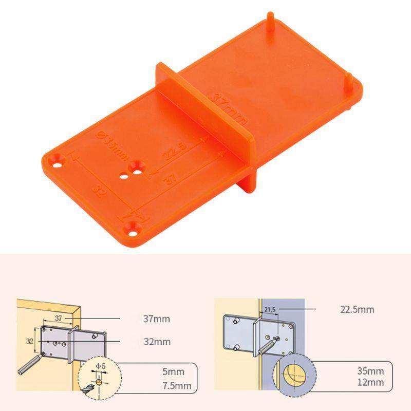 35mm 40mm Hinge Hole Drilling Guide Locator Hole Opener temp