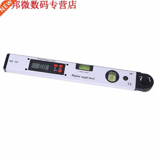 Electronic Digital Protractor 400mm Aluminium Alloy Angle Du