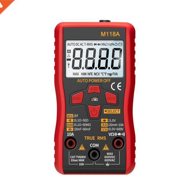 M118A Digital Multimeter Smart Tester Auto True Rms Tra