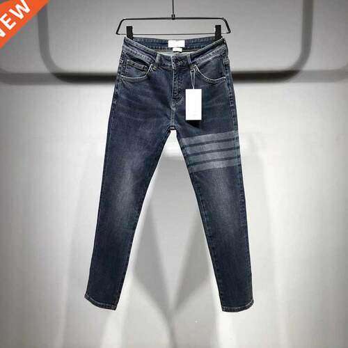 2021 Fashion Brand TB Jeans Men Spring Autumn Jeans Business