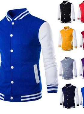 Hoodies Men/Boy Baseball Jacket Men Fashion Design Wine Red