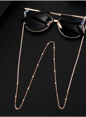 Sunglasses Masking Chains For Women Acrylic Pearl Crystal Ey