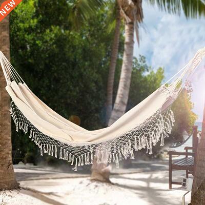 2 Person Maximum 200kg Hammock Large Brazilian Macrame Fring