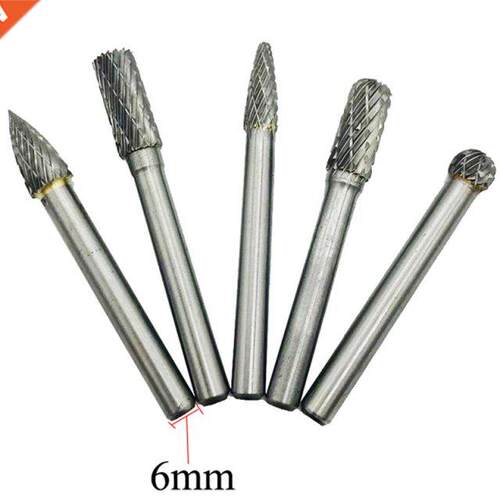 5Pc /Set 8MM Head Tungsten Carbde Rotary Pont Burr De Gr