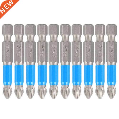 10Pcs Electric Screwdriver Bit Set Anti Slip S2 Steel Cross