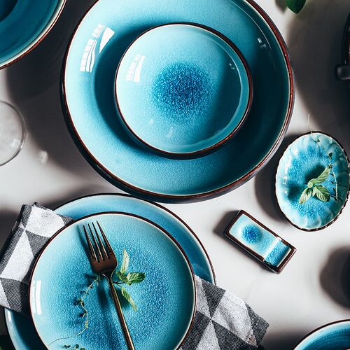 Ice Cracking Glaze Ceramic Tableware Household Dishes Rice