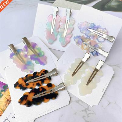 Set 4/2 Pcs No Bend Crease Seamless Hair Clips Fringe Hairpi