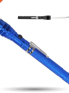 3LED Portable Telescopic Magnet Magnetic Pen Pick Up Nuts an