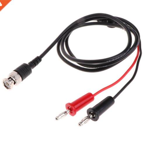 BNC Male Q9 to Dual 4mm Banana Plug with Test Leads Probe Co