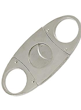 Quality Silver Double Twin Blade Pocket Cigar Cutter Scisso