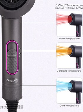 Professional Salon Hair Dryer Negative Ion Blow Dryer Electr