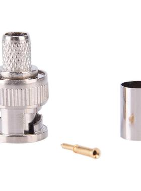 10 Sets -Piece BNC Male RG58 Plug Crimp Connectors BNC Plug