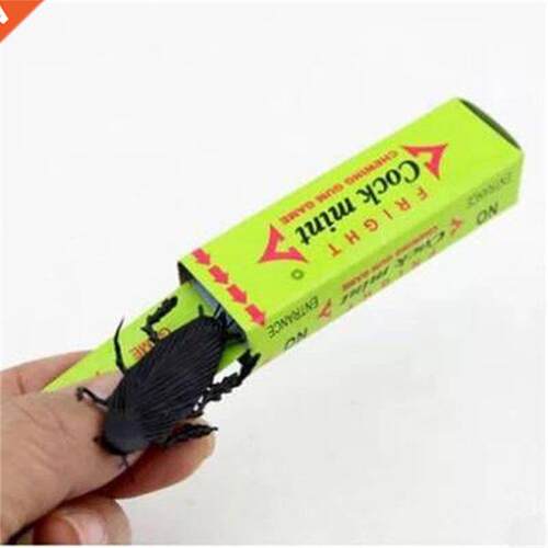 1PC Soft Pvc Plastic Cockroach Simulated Chewing Gum Childre