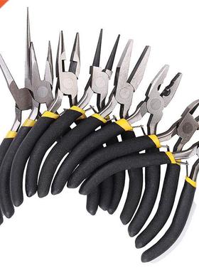 8Pcs/Set Jewelry Pliers Needle Round Bent Nose Beading Makin