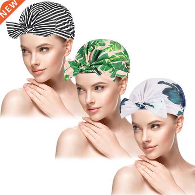 Waterproof Shower Cap Bathing Cap Thicken Elaic Bath Hat F