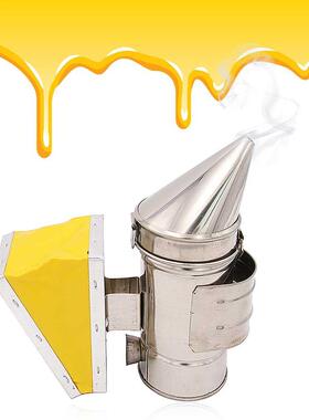 Bee Hive Smoker Bee Keeper Smoker Stainless Steel Heat Chamb