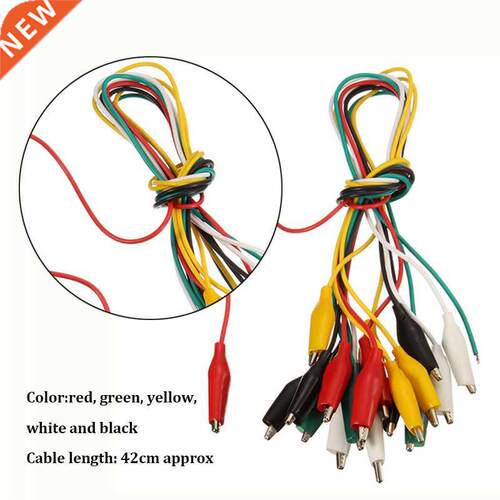 Electrical  10pcs Alligator Clips Test Leads Alligator Do