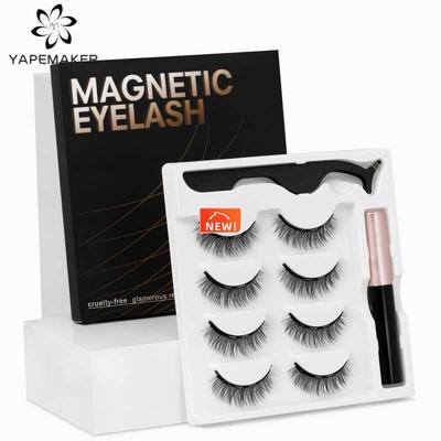 Magnetic Eyelashes 3D False Mink Eyelashes Magnet Lashes