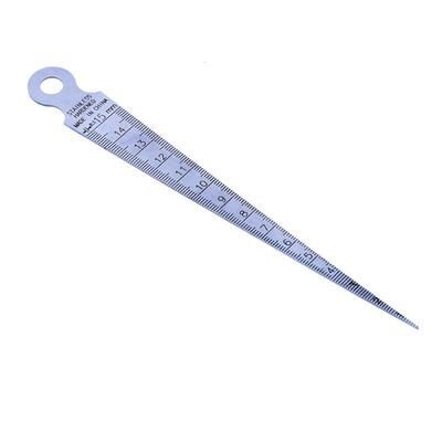 1-15mm Metric Taper Gauge Aperture Scale Wedge Feeler Gap Ho