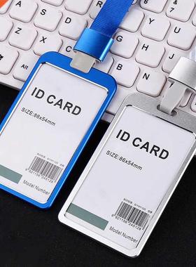 Fashion Card Cover Women Aluminum Alloy Work Name Card Holde